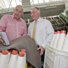 Elders Rural Holdings managing director Stuart Chapman and AgResearch manager of food and...