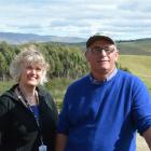 Ele and Grant Ludemann at their Onslow View farm at Millers Flat. Photo by Helena de Reus.