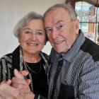 Eleanor and Bill Jackson celebrate 60 years of marriage in Dunedin yesterday  as it started -...