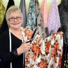 Elegance Designs owner Maureen Taylor in the fabric section of her Dunedin shop. Photo by Peter...