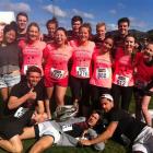 Ella Stansfield and other students ran the Dunedin Marathon to raise money for the Brain Injury...
