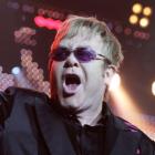 Elton John in concert earlier this month. Photo by Reuters.
