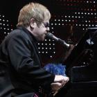 Elton John performs on stage in Riga earlier this month. REUTERS/Ints Kalnins
