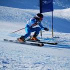 Emma Gamson (14), of Queenstown, competes in the first race of the 2010 Dynastar Lange junior...