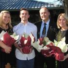 Emma (left), Matt, David and Susan Beaumont, of Cromwell, are among New Zealand's newest citizens...