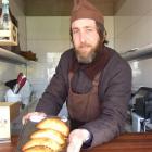 Empanada Kitchen's Mauro Viale with some of his wares. Photo by Christina McDonald.