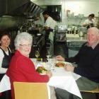 Enjoying a meal in the kitchen of Riverstone Kitchen were Liz Robins (left), Shirley Edwards and...