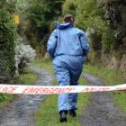 Environmental Science and Research scientists examined a Bay Rd, Purakaunui property on Saturday....