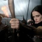 Eva Green prepares to give an enemy the point in 300: Rise of an Empire. Photo supplied.