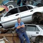 Everitt Enterprises manager Peter Everitt faces having a 1000-tonne surplus scrap pile in Dunedin...