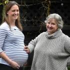 Expectant mother Ella Ritchie and her midwife, Prue Thomson, chat about the LMC midwives' gender...