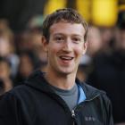 Facebook chief executive Mark Zuckerberg smiles before the IPO. Photo by Reuters.