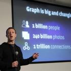 Facebook founder Mark Zuckerberg introduces a new feature to the world's most popular social...