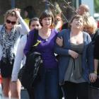 Family members after they had been told that a second explosion in the Pike River Coal Mines that...
