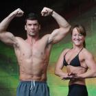 Ferg d'Ardis and Nicola Whiston-d'Artis flex their muscles at the Olympic Gym in Mosgiel. Pgoto...