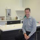 Finance Now co-owner Wayne Evans relaxes in the staffroom at the Invercargill head office. Photo...