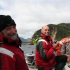 Fiordland mapping project leader Dr Ian Turnbull (left) and co-compiler Dr Richard Jongens on...