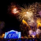 Fireworks over Queenstown Bay last night announce the start of the 40th Queenstown Winter...