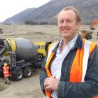 Five Mile developer Dave Henderson on site in 2007. Photo by Tracey Roxburgh.
