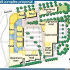 Five Mile retail complex proposal. Graphic supplied.