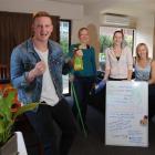 Flatmates (above left,  from left) Brad Brosnan, Zoe Jacques, Anna Small, Danielle McRae and...