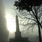 The thick fog that covered Otago Harbour yesterday also created havoc with airline and shipping...