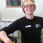 Food and beverage attendant Ronnie Baker, of the United Kingdom, hopes this will be the first...