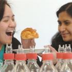 University of Otago Food Tasting Panel co-ordinator Stephanie Then (left) and Food Science...