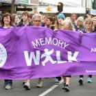 Former All Black Reuben Thorne takes part in the Alzheimers Society Otago memory walk in George...
