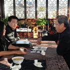Former Dunedin mayor Peter Chin (right) met Zealong Tea founder Vincent Chen recently, at the...