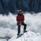 Former Dunedin resident Chris Jensen Burke scales Ama Dablam, which she says is a favourite of...