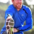 Former Dunedin sprinter Cory Innes trains at the Caledonian Ground yesterday. Photo by Peter...