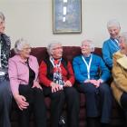 Former Dunstan Hospital nurses Jenny Saunders, of Dunedin, Helen Love, Rae Rowe, Beryl Smith and...