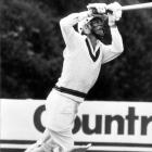 Former New Zealand opener Bruce Edgar plays an aggressive shot for Wellington against Otago...