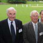 Former Otago Boys' High School pupils Maurice Gilchrist (81), Stewart McKnight (76), Jim Clouston...