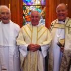 Former Parish of Wakatipu vicars, from left, the Rev Fred Glover (1967-70) and the Rev Geoff...