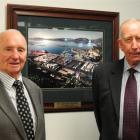 Former port company chairmen Sir Clifford Skeggs, left, and Ian Farquhar are passionate that...
