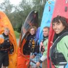 Four young men from Queenstown are expected to leave today on a week-long mission to kayak from...