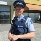 Frankton and Kingston community liaison officer Constable Zoe Albon, of Queenstown,  stands...