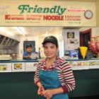 Friendly Khmer Satay Noodle House owner Kimleanng Ek in her Dunedin restaurant, which is part of...