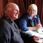Friendship Force Greater Dunedin branch members Ron Johnston and Rona Potiki discuss their...