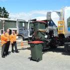 From left; AB Equipment environmental services product and support manager Guy Avery, Delta...