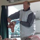 Geoff Dunbar, from Lean Meats, presented various export cuts during a recent Lean Meats roadshow...