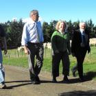 Getting a guided tour of Telford Rural Polytechnic yesterday was Agriculture Minister David...
