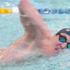 Matthew Glassford competes in the 800m freestyle during the Neptune Queen's Birthday short course...