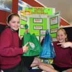 Gleniti School pupils Sophie Chambers (left) and Emily Davies-Martin (both 12) won the...