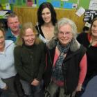 Glenorchy School board of trustees (from left) parent representatives Sarah Hickey and Rodney...