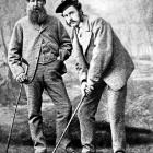 Golfing pioneers Old Tom Morris and Young Tom Morris about 1870-75. Photos by Gary Newkirk...