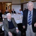 Gordon Parry (standing) celebrates his 90th with(clockwise from front left) Clarke Isaacs, Graeme...