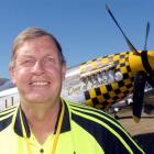 Grahame Fox, of Dunedin, with the North American P51-D Mustang, at Warbirds Over Wanaka on...
